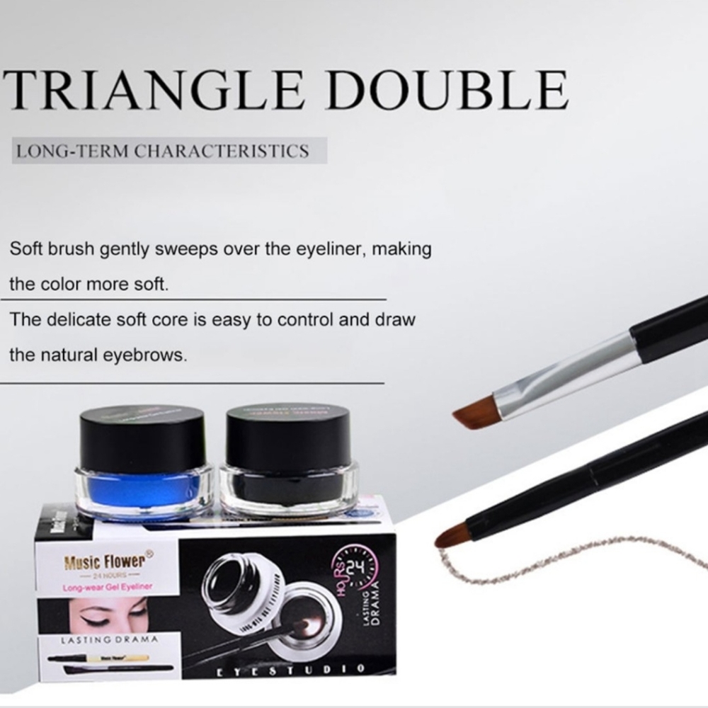 Music Flower BLUE Gel Eyeliner